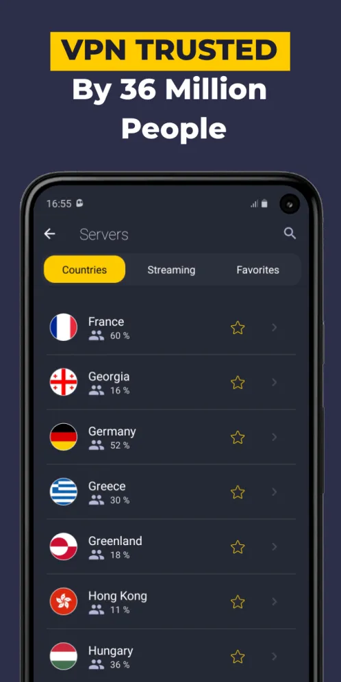 VPN by CyberGhost - Fast & Secure WiFi Protection - Скриншот 2