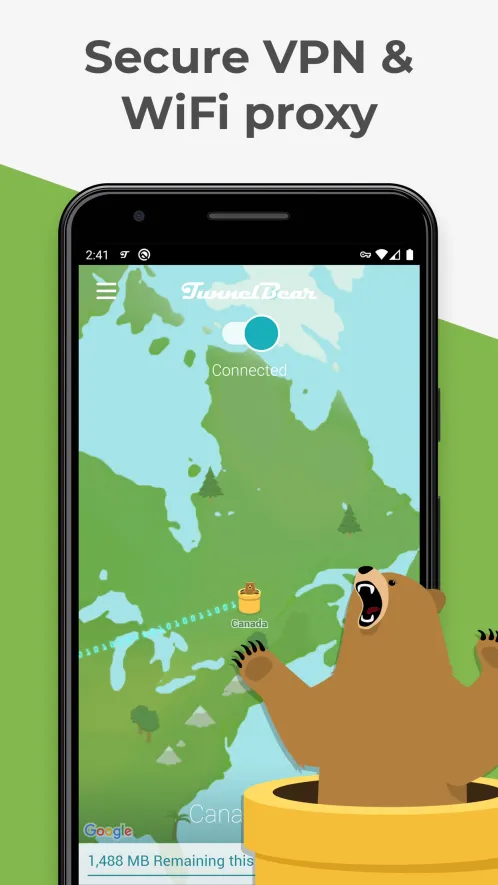 TunnelBear VPN - Скриншот 2