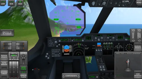 Turboprop Flight Simulator 3D - Скриншот 3