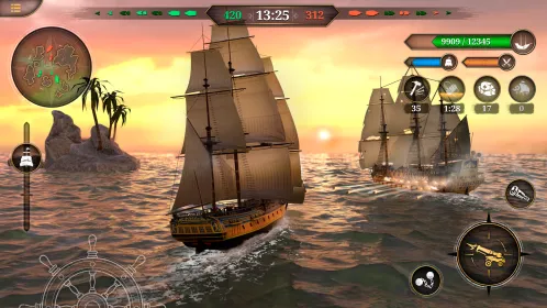 King of Sails: Морской бой - Скриншот 1