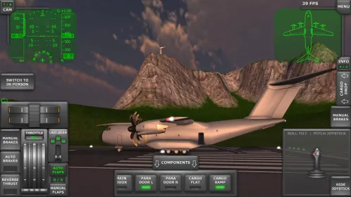 Turboprop Flight Simulator 3D - Скриншот 2