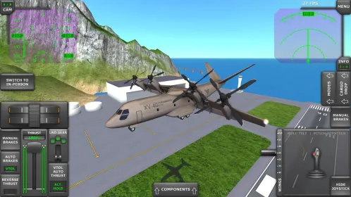 Turboprop Flight Simulator 3D - Скриншот 4