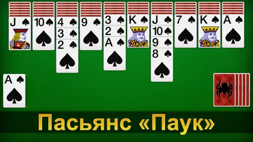 Пасьянс «Паук» - Скриншот 1