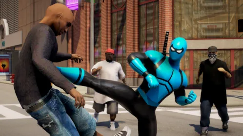 POWER SPIDER : Ultra Superhero Parody Game - Скриншот 1
