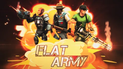 Flat Army - Скриншот 1