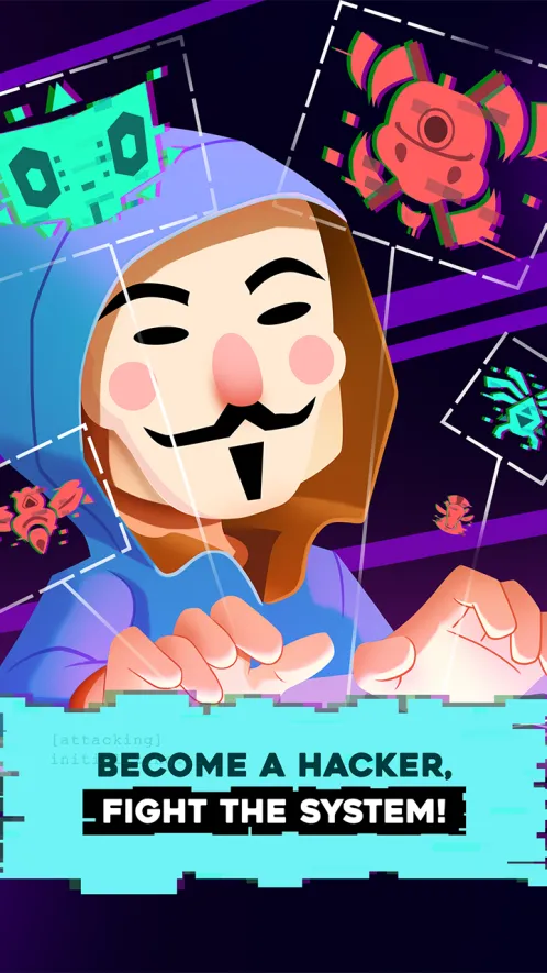 Hacking Hero: Hacker Clicker - Скриншот 1