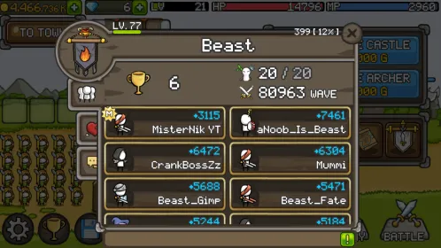 Grow Castle - Tower Defense - Скриншот 4