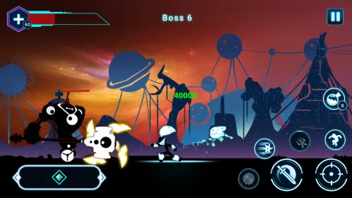 Stickman Ghost 2: Galaxy Wars - Скриншот 4