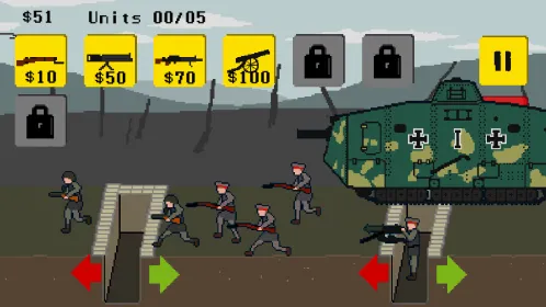 Pixel Trenches: WW1 - Скриншот 3