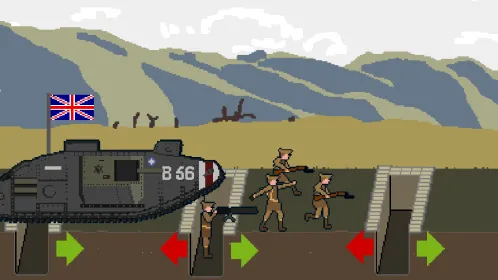 Pixel Trenches: WW1 - Скриншот 1