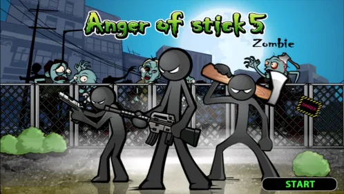 Anger of stick 5 : zombie - Скриншот 1