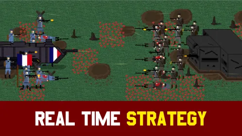 Trench Warfare 1917: WW1 Strategy Game - Скриншот 1