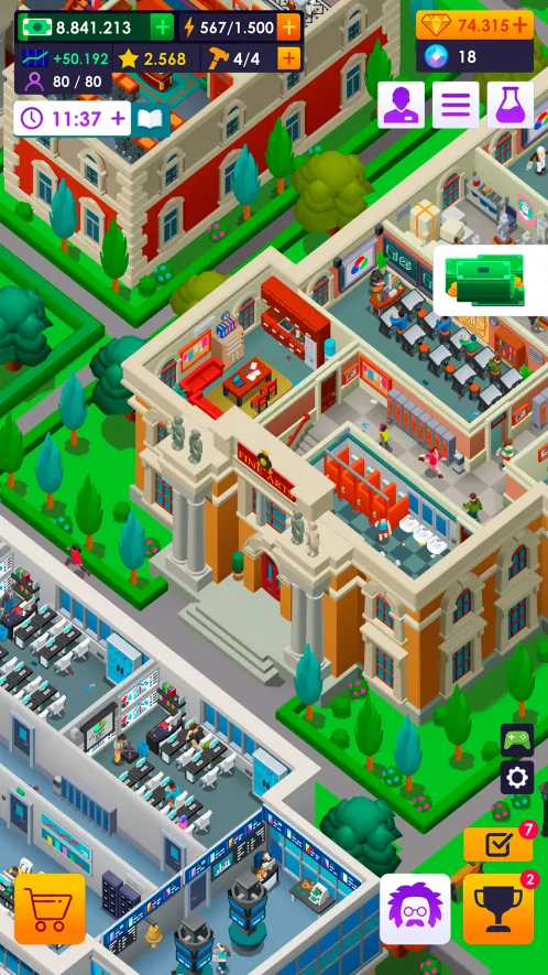 University Empire Tycoon －Idle - Скриншот 5