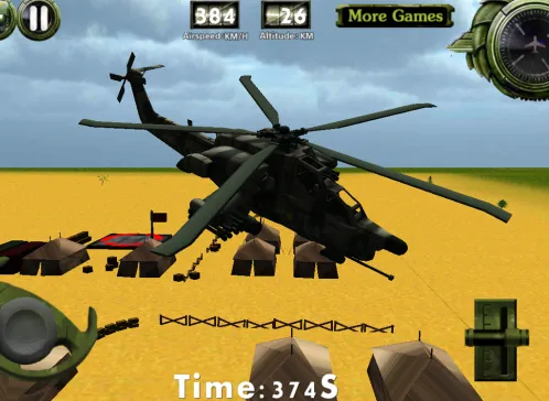 Боевой вертолет 3D полет - Скриншот 5