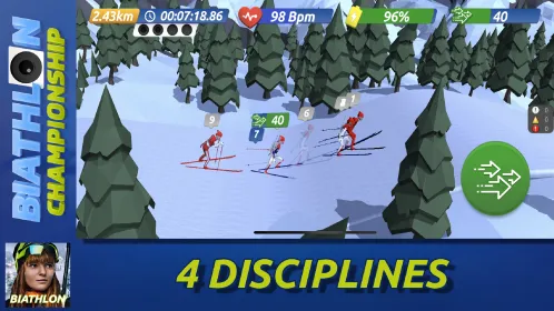 Biathlon Championship - Скриншот 2