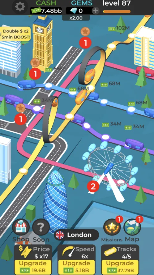 Subway Idle 3D - Скриншот 2