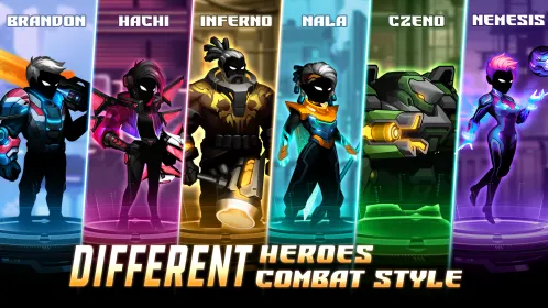 Cyber Fighters: Fighting Game - Скриншот 1