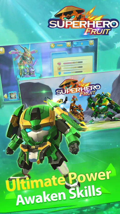 Superhero Fruit Premium - Скриншот 1