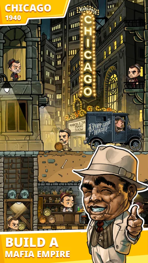 Idle Mafia Boss: Cosa Nostra - Скриншот 2
