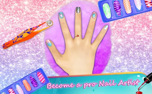 Маникюрный салон nail art - игры для девочек - Скриншот 4
