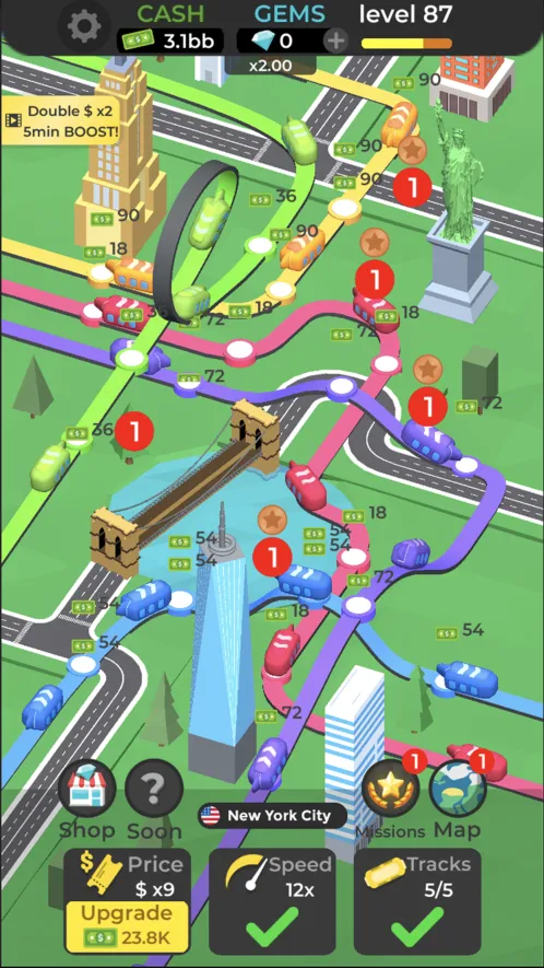 Subway Idle 3D - Скриншот 5