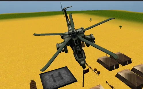 Боевой вертолет 3D полет - Скриншот 3