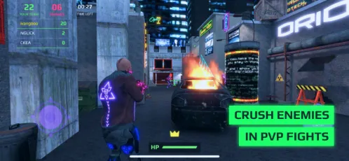 CyberHero: Cyberpunk PvP TPS - Скриншот 1