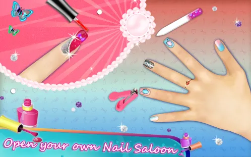 Маникюрный салон nail art - игры для девочек - Скриншот 1