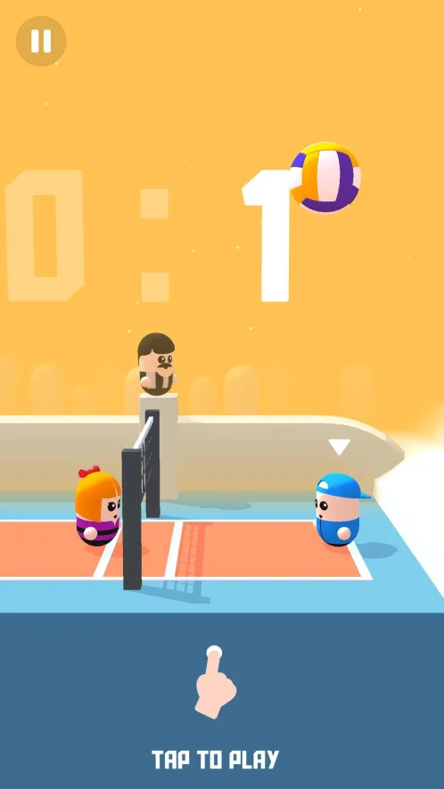 Volley Beans - Volleyball Game - Скриншот 1