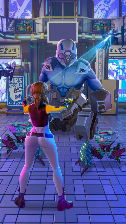 Cyberpunk Hero：киберпанк экшен - Скриншот 1