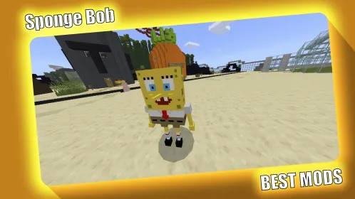Sponge Bob Mod and Map for Minecraft PE - MCPE - Скриншот 5