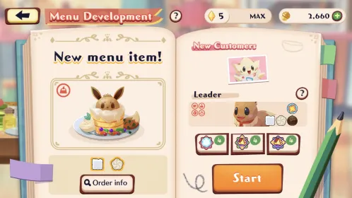 Pokémon Café ReMix - Скриншот 5