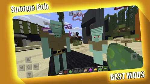 Sponge Bob Mod and Map for Minecraft PE - MCPE - Скриншот 2