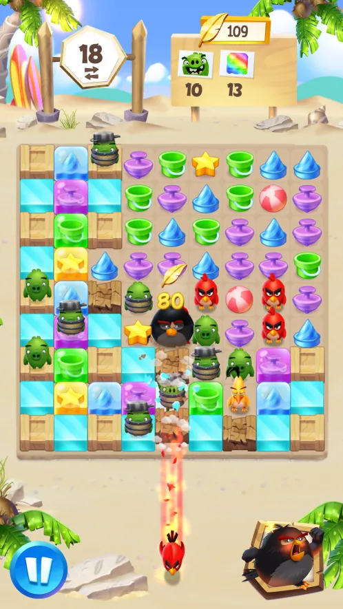 Angry Birds Match 3 - Скриншот 5