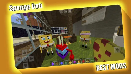 Sponge Bob Mod and Map for Minecraft PE - MCPE - Скриншот 3
