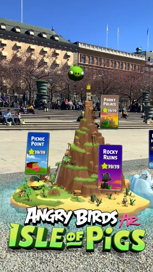 Angry Birds AR: Isle of Pigs - Скриншот 1