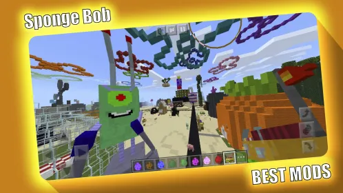 Sponge Bob Mod and Map for Minecraft PE - MCPE - Скриншот 1