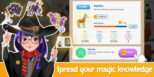 Idle Wizard School - Ассамблея Волшебников - Скриншот 1