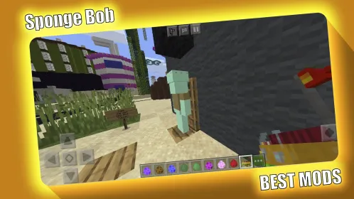 Sponge Bob Mod and Map for Minecraft PE - MCPE - Скриншот 4