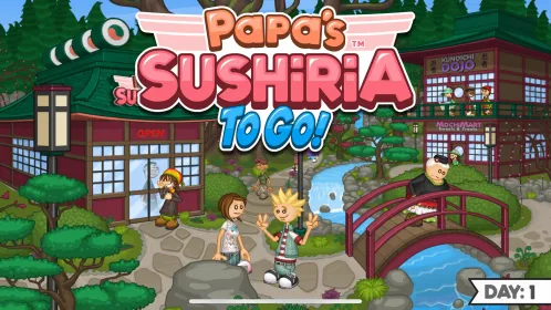 Papa's Sushiria To Go! - Скриншот 1