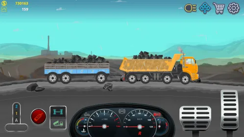 Дальнобойщики 2D грузовик симулятор - Скриншот 3