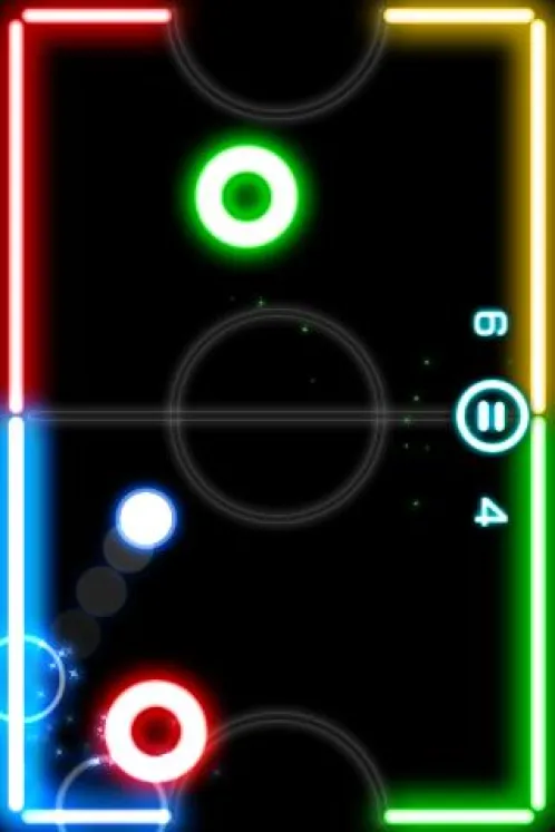 Glow Hockey 2 - Скриншот 1