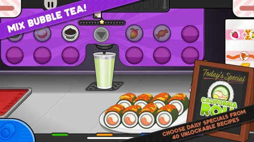 Papa's Sushiria To Go! - Скриншот 5