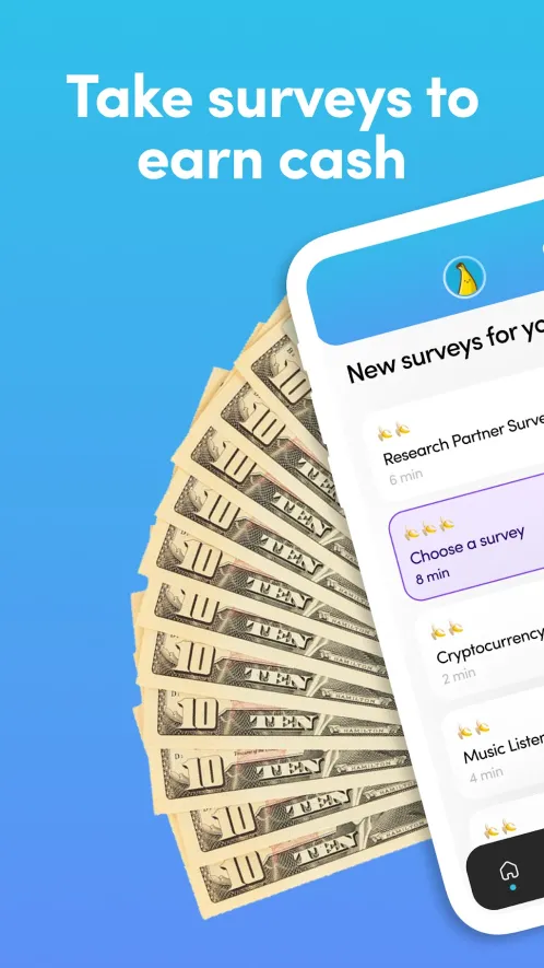 BananaBucks - Surveys for Cash - Скриншот 1